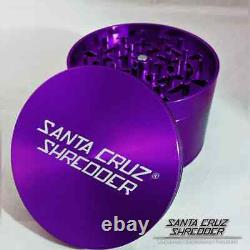 Santa Cruz Shredder Grinder 4 Piece Jumbo 4 Inch Diameter Purple