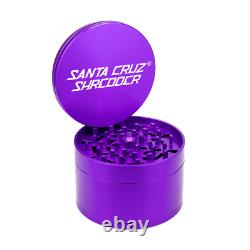 Santa Cruz Shredder Grinder 4 Piece Jumbo Purple 4 Inch Diameter New