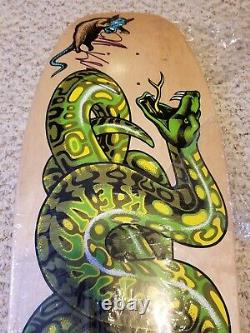 Santa Cruz Signed Jeff Kendall Snake Skateboard Deck