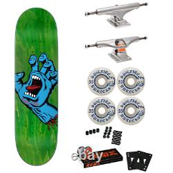 Santa Cruz Skateboard Complete Screaming Hand 8.8 Spitfire, Independent, Bones