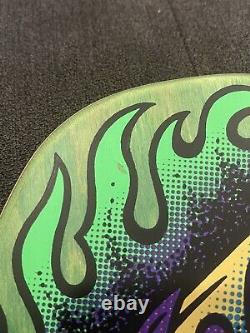 Santa Cruz Skateboard DEATH PARTY Pre Issue Shaped Skate Deck TALLBOY ART New
