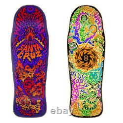 Santa Cruz Skateboard Deck 2-Pack Winkowski Volcano + Dope Planet Decks Lot