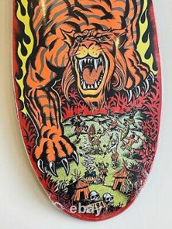 Santa Cruz Skateboard Deck Salba Tiger Old School Vintage Reissue Steve Alba New