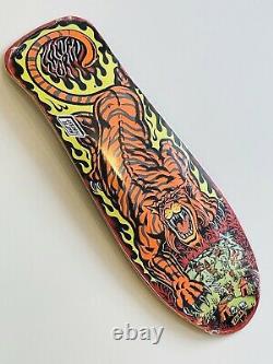 Santa Cruz Skateboard Deck Salba Tiger Old School Vintage Reissue Steve Alba New