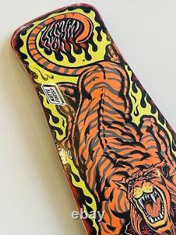 Santa Cruz Skateboard Deck Salba Tiger Old School Vintage Reissue Steve Alba New