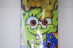 Santa Cruz Skateboard Deck Spongebob Blue Screaming Hand 8.0 New import from JP