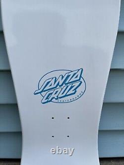 Santa Cruz Skateboard Deck Toyoda Reissue White Old School Graphic