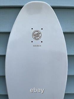 Santa Cruz Skateboard Deck Toyoda Reissue White Old School Graphic