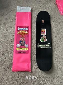 Santa Cruz Skateboard Garbage Pail Kids Adam Bomb Glow In The Dark Rarish