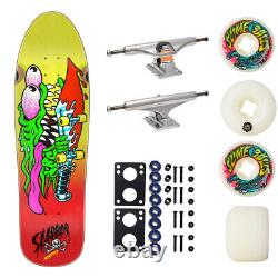 Santa Cruz Skateboard Meek Slasher with Independent Trucks, Slimeballs Wheels