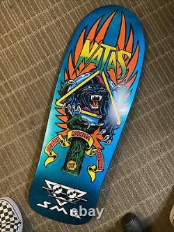 Santa Cruz Sma Natas Kaupas Panther 3 Reissue Skateboard Deck Rare Blue