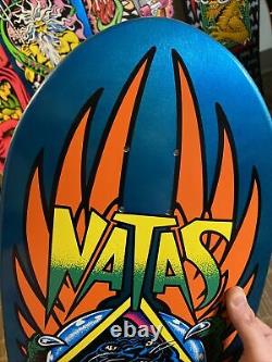 Santa Cruz Sma Natas Kaupas Panther 3 Reissue Skateboard Deck Rare Blue