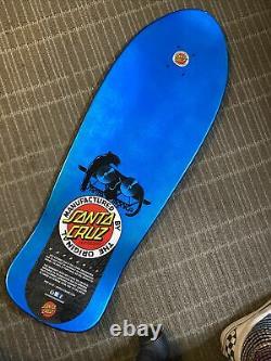 Santa Cruz Sma Natas Kaupas Panther 3 Reissue Skateboard Deck Rare Blue