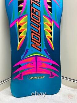 Santa Cruz Special Edition Fish Reissue 10 Shaped Skateboard Deck Aqua Blue RAD