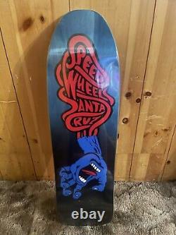 Santa Cruz Speed Lab Wheels Skateboard Deck Blue Black Fade 194/300