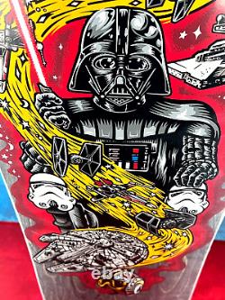 Santa Cruz Star Wars Darth Vader Neptune Black Shred Ready Skateboard Deck