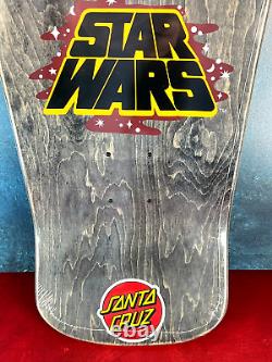 Santa Cruz Star Wars Darth Vader Neptune Black Shred Ready Skateboard Deck