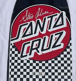 Santa Cruz Steve Olson Model Skateboard Deck Square Edge wheel wells old school