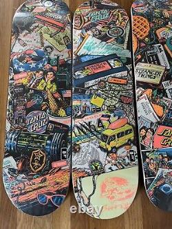 Santa Cruz Stranger Things Skateboard Set Of 4