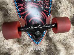 Santa Cruz Sugar Skull Pintail 43.5 Inch Longboard Skateboard New Old Stock