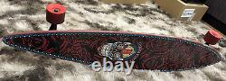 Santa Cruz Sugar Skull Pintail 43.5 Inch Longboard Skateboard New Old Stock