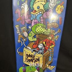 Santa Cruz The Simpsons Jeff Grosso Toybox Skateboard Deck Bart Krusty Rare New