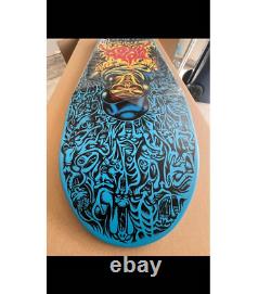 Santa Cruz Tom Knox Firepit Re-Issue Deck Blue