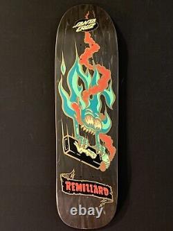Santa Cruz Tom Remillard Lit AF Skateboard Deck 8.8 Charcoal/Black Stain