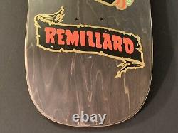 Santa Cruz Tom Remillard Lit AF Skateboard Deck 8.8 Charcoal/Black Stain