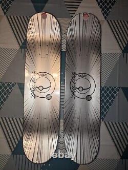 Santa Cruz X Pokémon 8 Skateboard Deck Set (Mew & MewTwo) LIMITED EDITION
