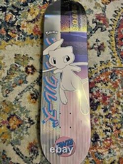 Santa Cruz X Pokemon Blind Bag Skateboard Deck Mew RARE Opened