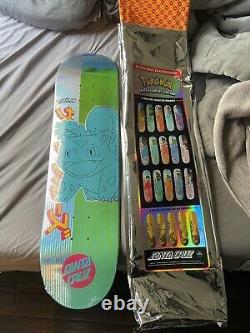 Santa Cruz X Pokemon Blind Bag Skateboard Deck RARE IVYSAUR