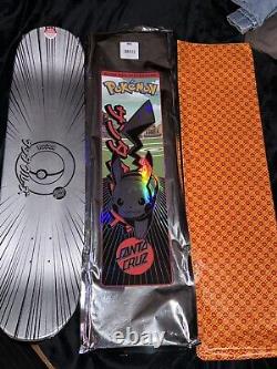 Santa Cruz X Pokemon Charizard Skateboard Deck Holo Foil RARE 8.0 x 31.6