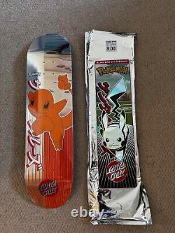 Santa Cruz X Pokemon Skateboard Deck Charmander (Sealed)