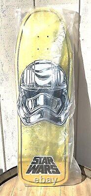 Santa Cruz X Star Wars GOLD Phasma Stormtrooper SDCC Limited Skateboard