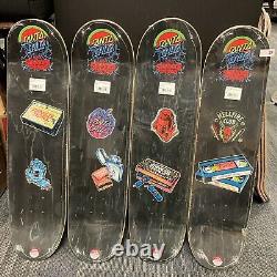 Santa Cruz X Stranger Things Season 1-4 Full Set Skateboard Decks NIS MINT #21