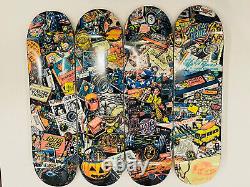 Santa Cruz X Stranger Things Skateboard (4 Decks) Full Set New Limited Edition