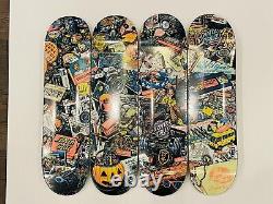 Santa Cruz X Stranger Things Skateboard (4 Decks) Full Set New Limited Edition