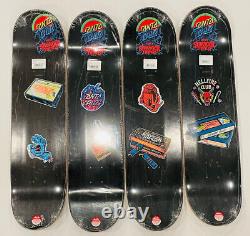 Santa Cruz X Stranger Things Skateboard (4 Decks) Full Set New Limited Edition