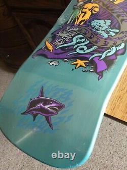 Santa Cruz deck Jason Jessee Aqua Prism bat nose Skateboard