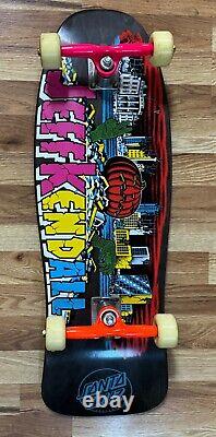 Santa Cruz skateboard deck Jeff Kendall billowing trucks