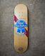 Santa Cruz x Pabst Blue Ribbon Wood Engraved Skateboard Deck