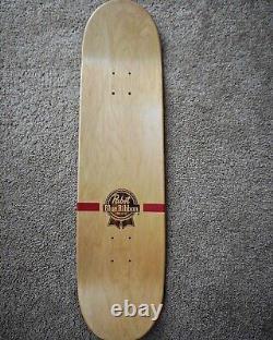 Santa Cruz x Pabst Blue Ribbon Wood Engraved Skateboard Deck
