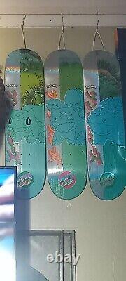 Santa Cruz x Pokemon Skatedecks, Bulbasaur evo line