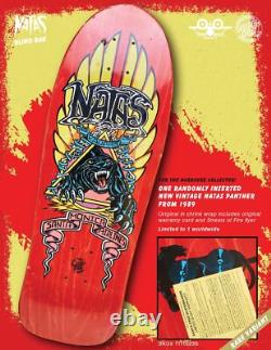 Santa Cruz x SMA Natas Kaupas Panther Reissue Blind Bag Series Skateboard Deck