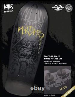 Santa Cruz x SMA Natas Kaupas Panther Reissue Blind Bag Series Skateboard Deck