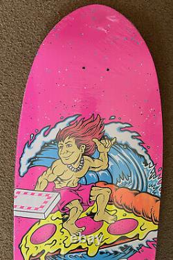 Santa Cruz x Stranger Things Surfer Boy Pizza Skateboard Deck Only 520 Made