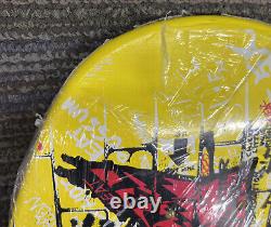 Santa cruz Jeff Kendal Graffiti Skateboard Deck Yellow Reissue