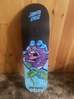 Santa cruz broken promises flower skateboard deck