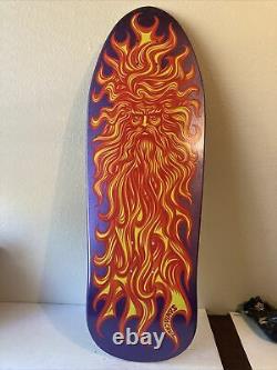 Santa cruz jason jessee Mini skateboard sun god skateboard Purple Rare